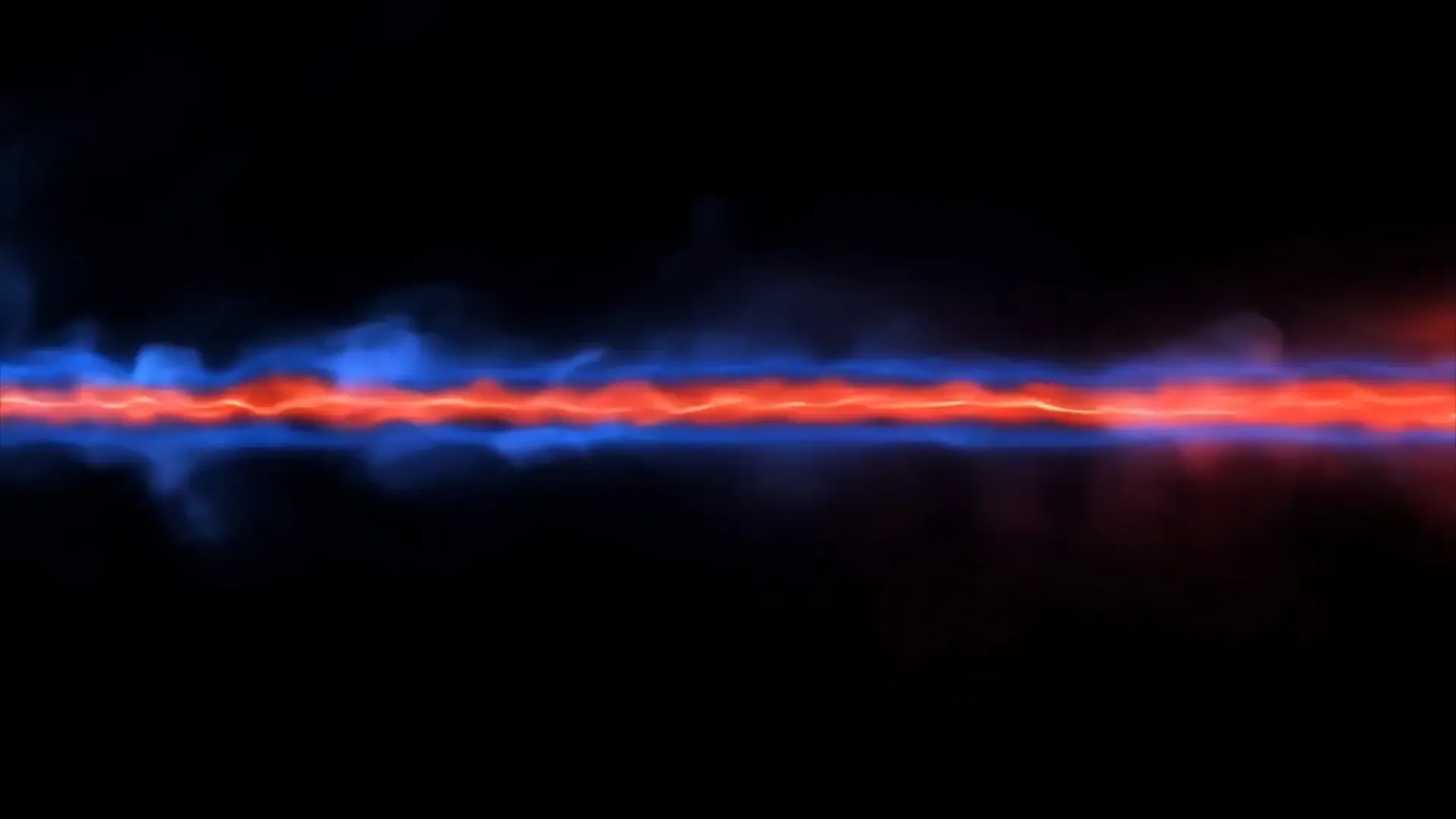 Electric Red and Blue Light Line Background for Futuristic Title Animation